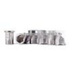 304 Stainless Steel Inner/Outer Hex Rivet Nut, Flat Head, Countersunk, Half Hex, M3-M12