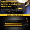 Smoked Front Signal LED Side Markers Left+Right Lights For 2008-2014 Challenger