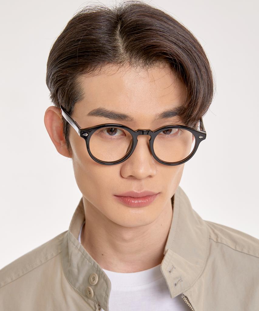 Eseubika Clay-C01 Blue Light Horn-Rimmed Glasses
