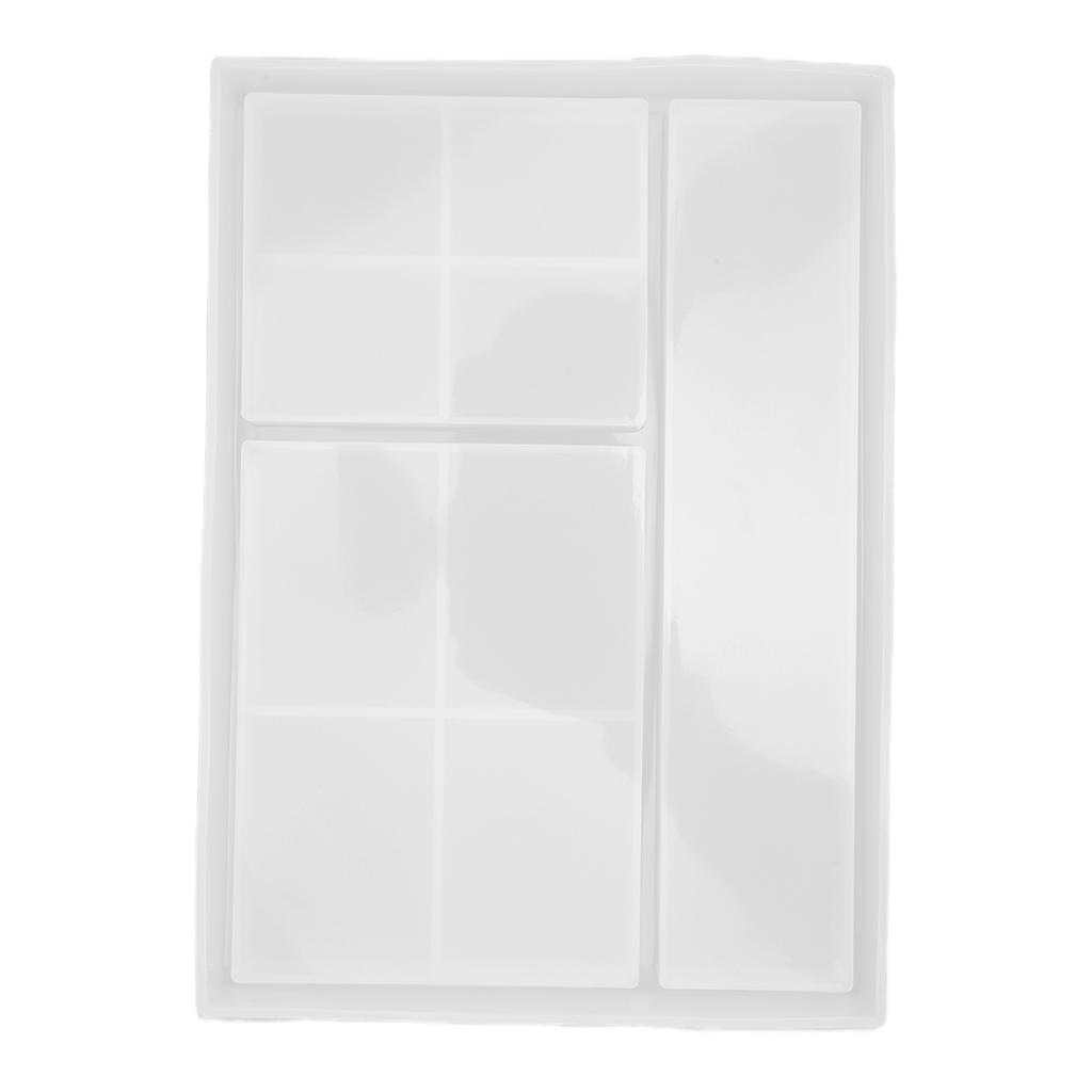 DIY Crystal Epoxy Tray Mold Reusable Easy To Demold Multi Grid Jewelry Box Molds