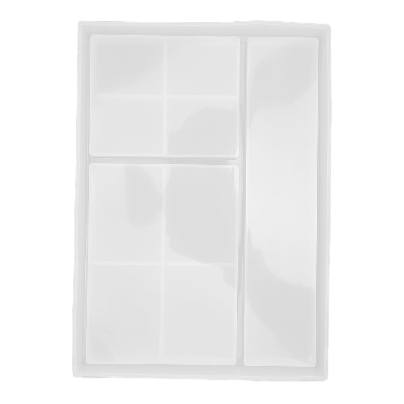 

Форма для подноса из эпоксидной смолы «сделай сам», многоразовая, легко извлекаемая, многосеточная, формы для ювелирных коробок