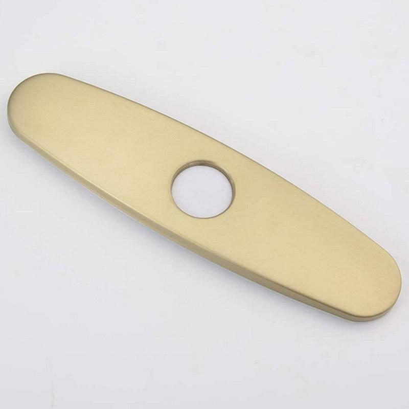 New Bathroom Faucet Accessories Hole Cover Deck Plate 6/10 Inch Bathroom Sink Unused Mounting Escutcheon 304