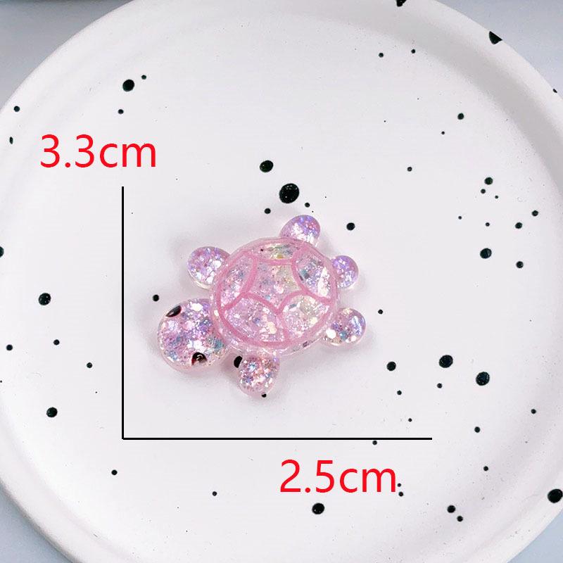 Flashing Resin Luminous Turtle Ornaments - Large & Small DIY Accessories