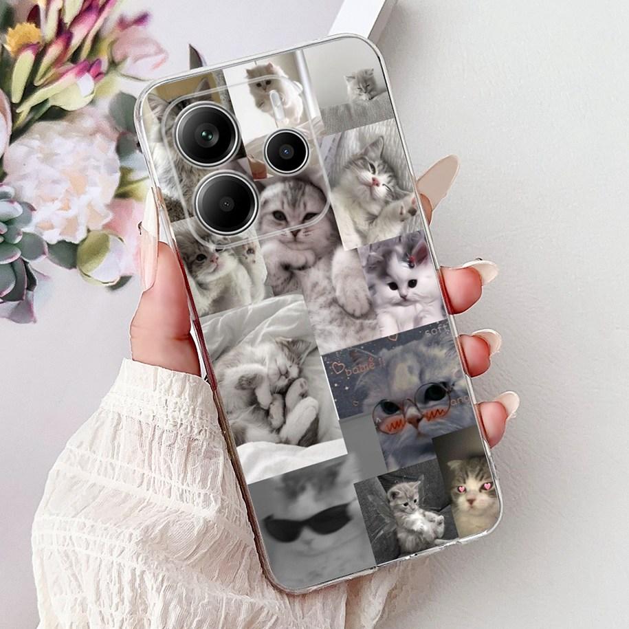 For Cover Xiaomi Redmi Note 14 4G Phone Case Luxury Marble Machine Soft Silicone Slim TPU Funda For Redmi Note 14 4G Note14 Capa