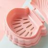 Toilet Creative Seashell Portable Double-layer Drainage Soap Box Soap Box
