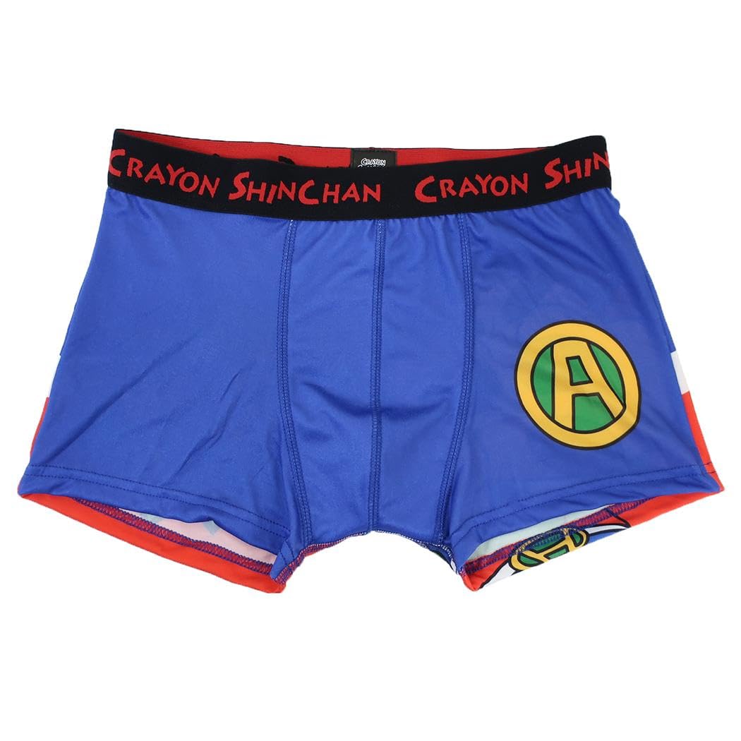 Small Planet Crayon Underwear Print Boxer Action XL Shin-chan Men s Briefs, Shin-chan,