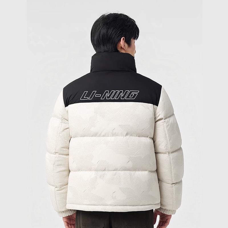 Li Ning Sports Fashion Series Casual Comfortable Simple Versatile Outdoor Down Jacket Unisex Outerwear AYMV629-2
