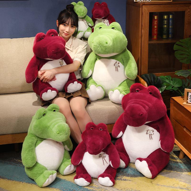 30cm Crocodile Plush Toy Stuffed Animals Green Crocodile Throw Pillow Hug Cushion for Kids Boy Birthday