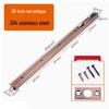 Stainless Steel 304 Concealed Heaven & Earth Fire Door Bolt - 1 Meter Extension