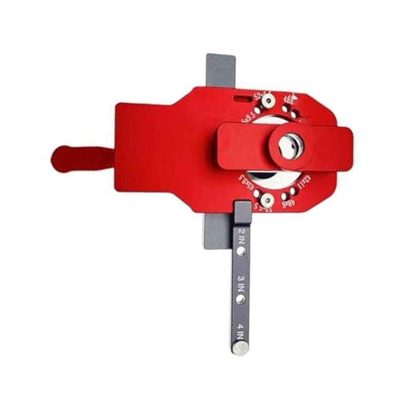 Installation Hole Puncher 35Mm Woodworking Hinge Locator Kit Aluminum Alloy Cabinet Punch Drill Bit DIY Projects