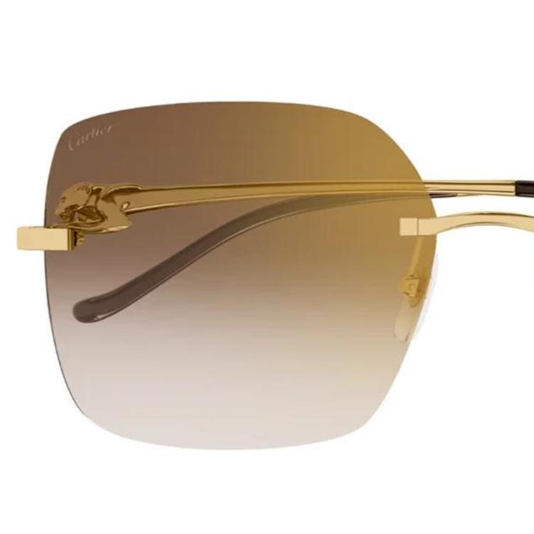 Cartier Metal Butterfly Sunglasses Women sunglasses Gold CT0359S002