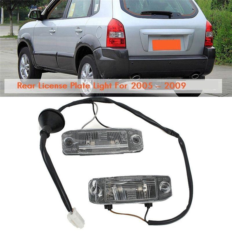 Durable-Car Rear License Plate Light Assembly For Tucson 2005-2009 92501-2E000 925012E000 92501 2E000