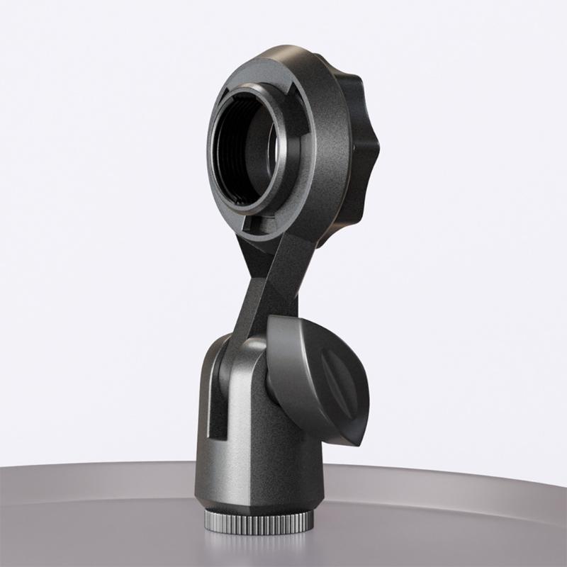 Metal Microphone Clip Microphone Shock Mount Bracket Holder Simple Stand Accessories Use Flexible Angle Adjustment