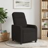 Recliner Chair Black Boucle