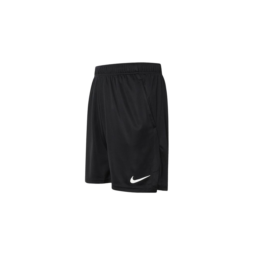 Nike Casual Elastic Waist Logo Print Straight Shorts Men Bottoms Black DM5943-010