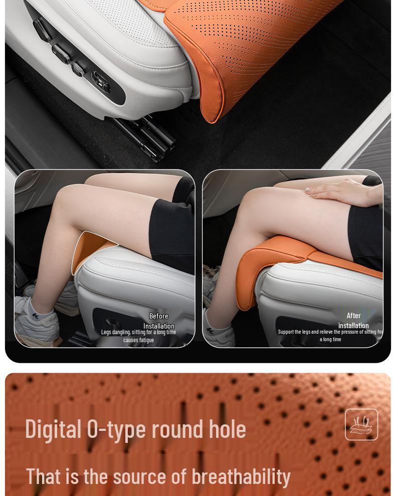 Leapmotor Car Seat Cushion for C10/C01/C11/C16/B10: Driver & Passenger Integrated Leg Rest