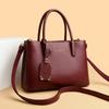 Solid Color Pu Leather Zipper Sweet Ladies Tote Bags  Sale 2026 High Quality Large Capacity Ccise Shoulder Bags for Women