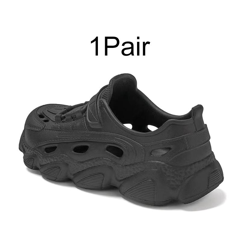 

Мужские сандалии Удобная толстая подошва Унисекс кроссовки Новые EVA Плоские Водонепроницаемые Сверхлегкие Пляжная обувь Закрытый круглый носок Лето 44-45