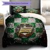 Hammarby IF Poster Bedding Quilt Set Quilt Cover Pillowcase Home Decoration Birthday Gift (1 * Duvet Cover + 2 * Pillowcase, Without Core)