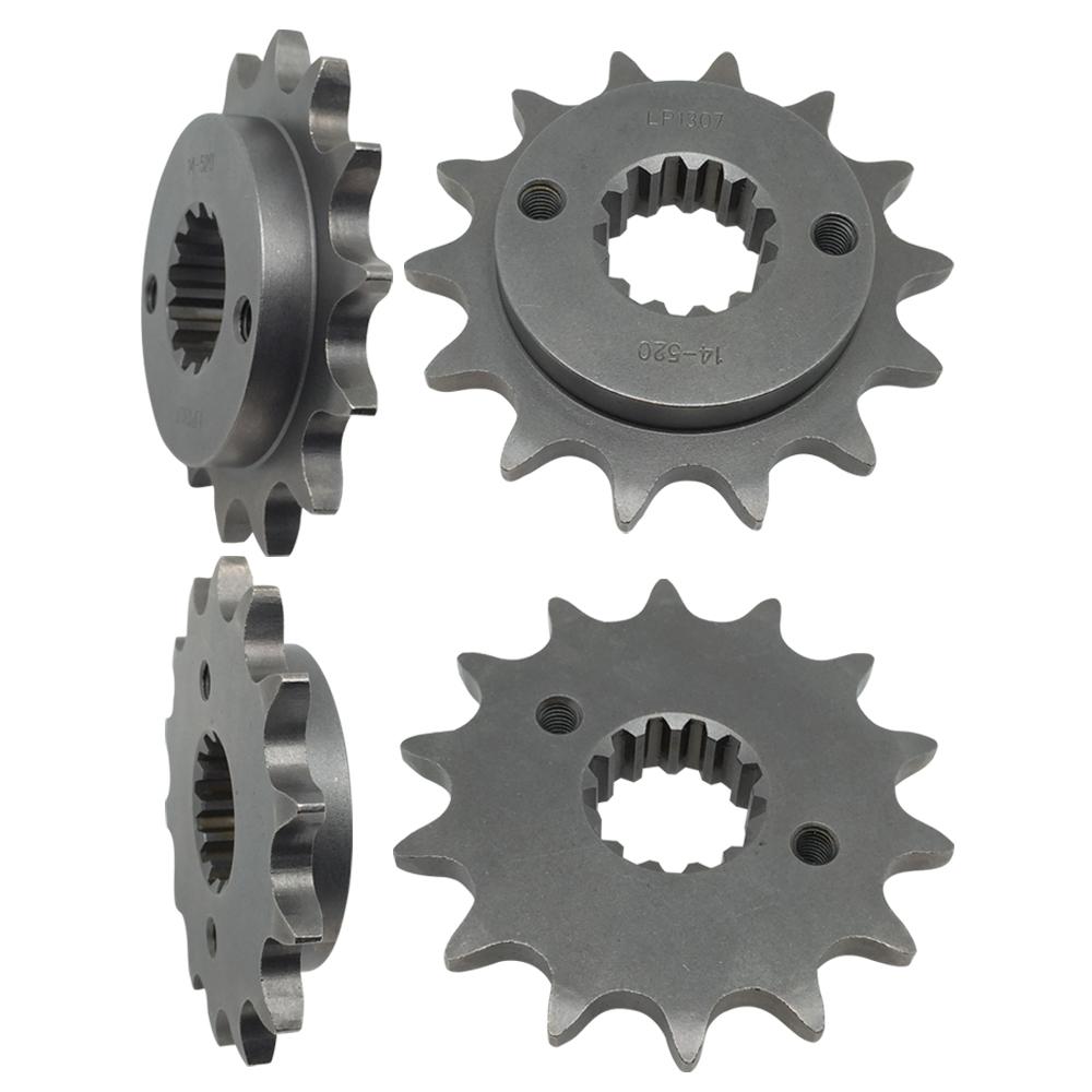 520 Chain 13T 14T 15T 16T Motorcycle CNC Steel Front Sprocket For Honda Off Road XR650 R-Y,1,2,3,4.5,6,7 2000-2007