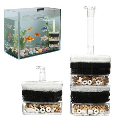 Filtro Angolare per Acquario Filtro a Spugna ad Aria per Acquario Angolo Filtrazione Biologica