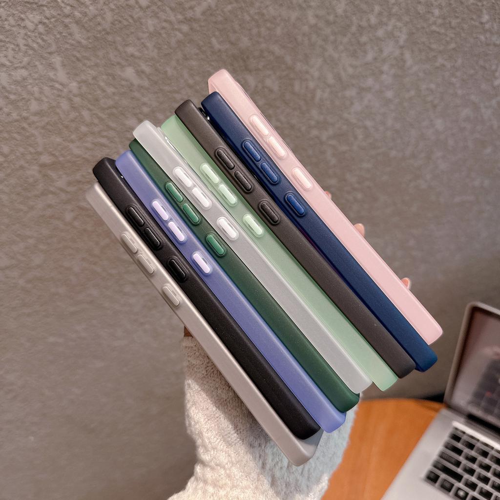 Suitable for Samsung S25 Ultra Thin Frosted Skin Feeling Mobile Phone Case Samsung S24 Ultra Bare Metal Feeling Soft Hole Case