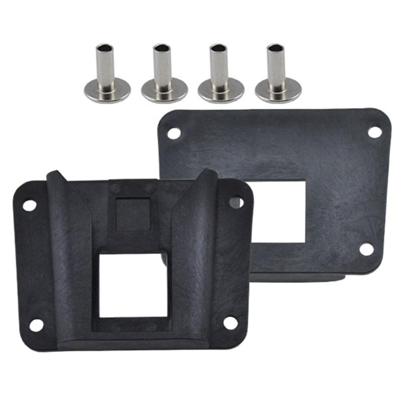 Folding Bikes Pigs Nose Bag Adapter for Folding Bikes Front Carriers Block Adapter with Screws Folding Bike Accessory