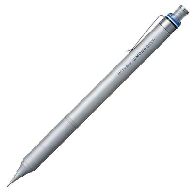 Tombow Mekanik Kalem 0.5mm MONO Monograph Fine (Geniş Görüş/Düşük Ağırlık Merkezi) Gümüş DPA-112A