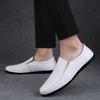 Golden Sapling Classics Mens Soft Leather Moccasins Black Loafers Male Business Leisure Boat Shoes Outdoor Daily Walking Shoe