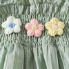 Citgeett Summer Kids Toddler Baby Girl Outfit Flower Ruffled Trim Sleeveless Tops Shorts Casual Clothes Set