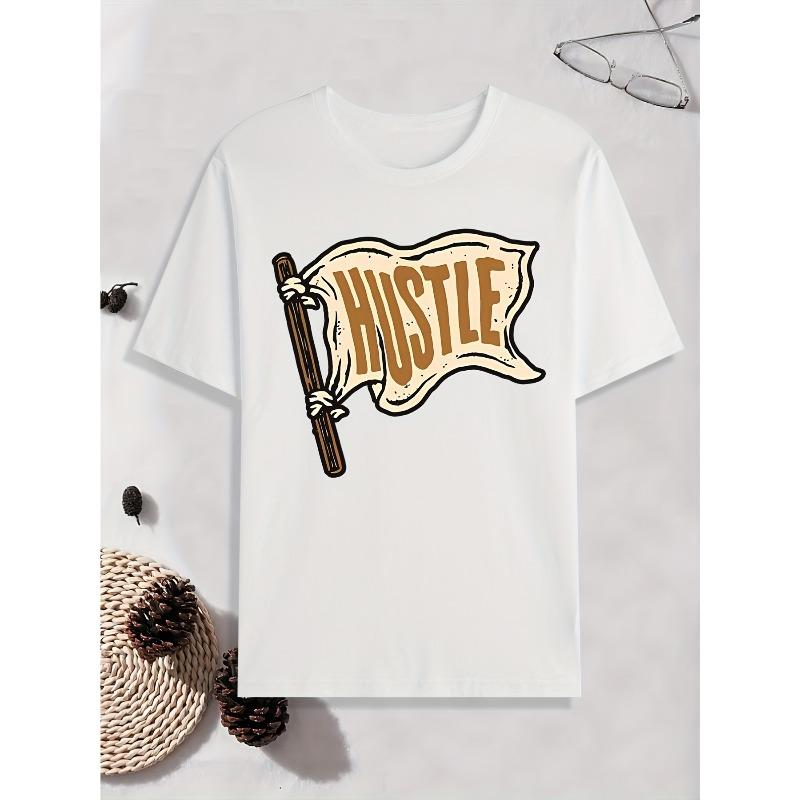 Europäische Größen Herrenmode Lässig Bedruckt Kurzarm