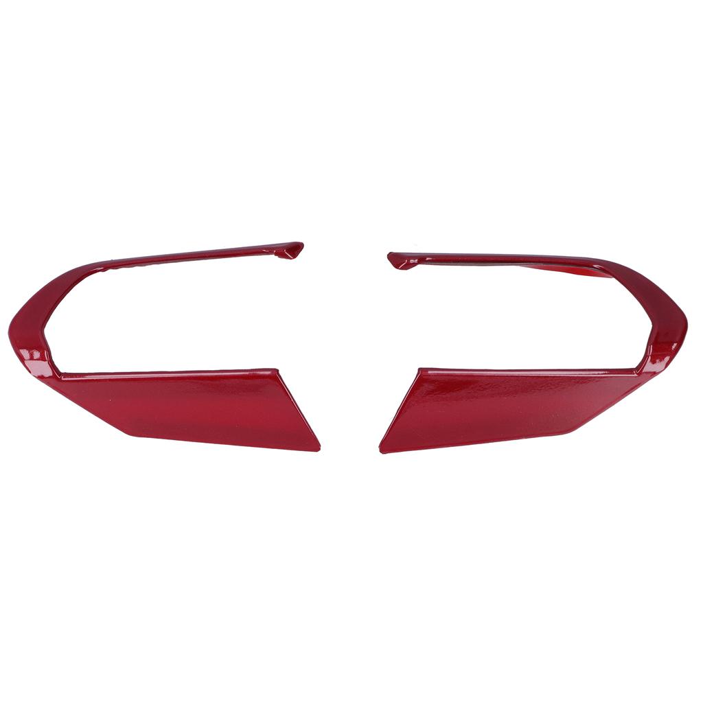 2pcs Auto Steering Wheel Cover Trim Left and Right Position Fit for Mazda 3/Axela 2020Red