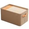 Thickened Fabric Clothing & Sundries Storage Basket for Dorms
