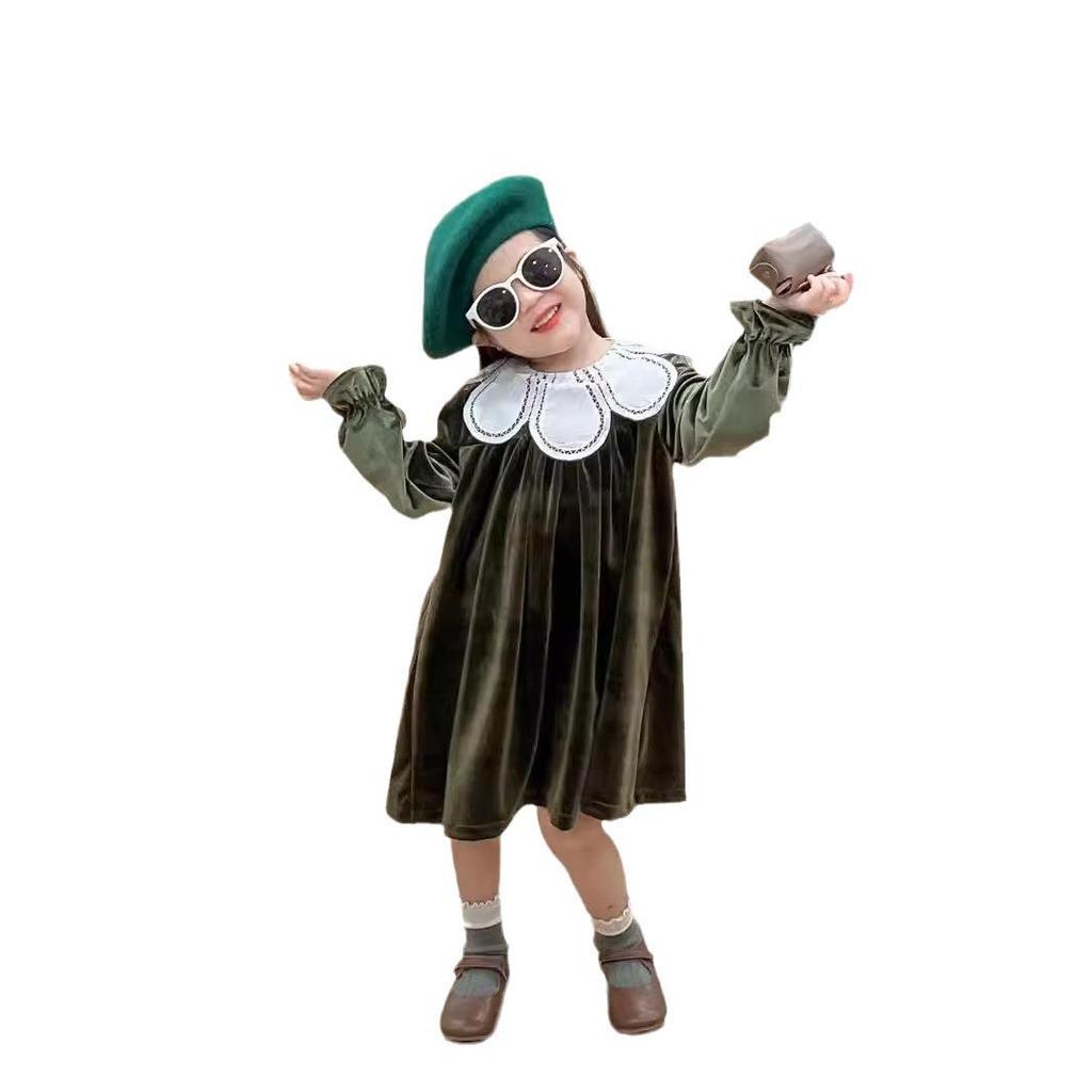 Autumn Princess Dress for Girls: Long Sleeve Children's Dress for Ages 3-8