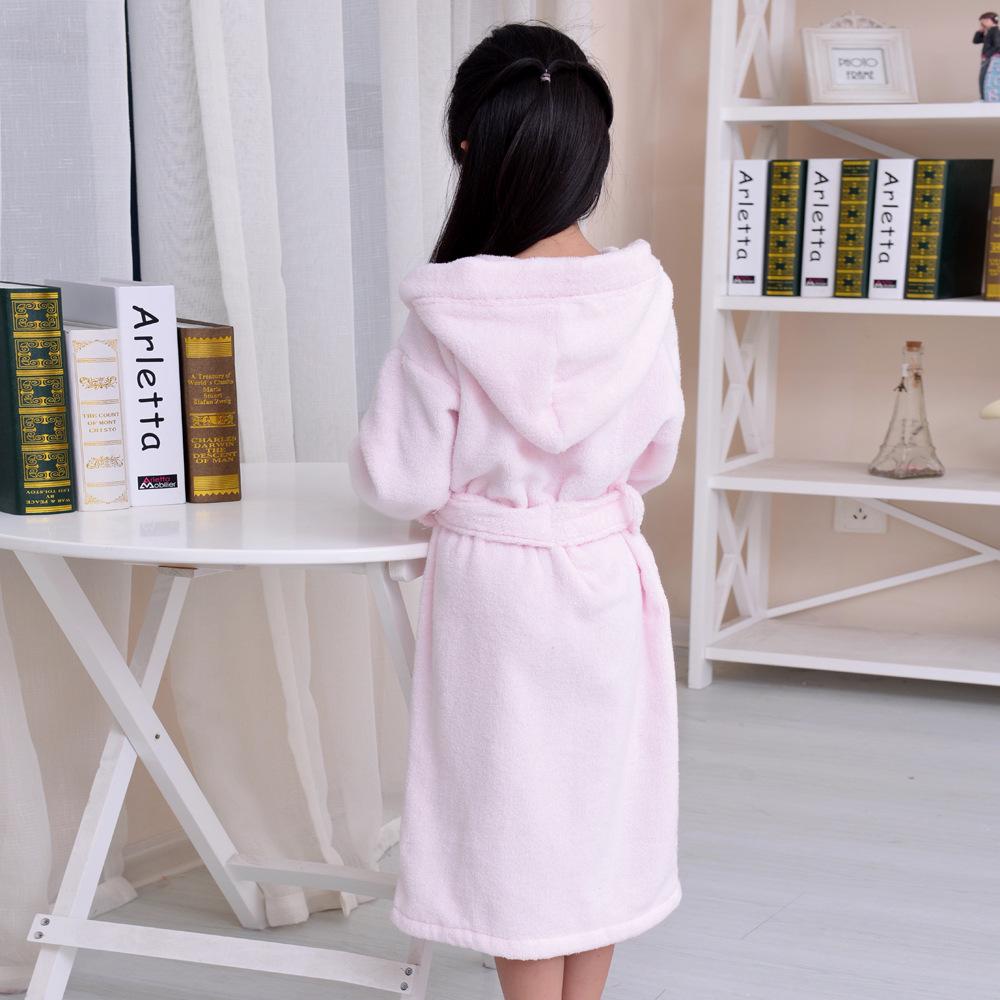 HaileyPure Cotton Kids' Thick, Soft, Absorbent Bathrobe Pajamas