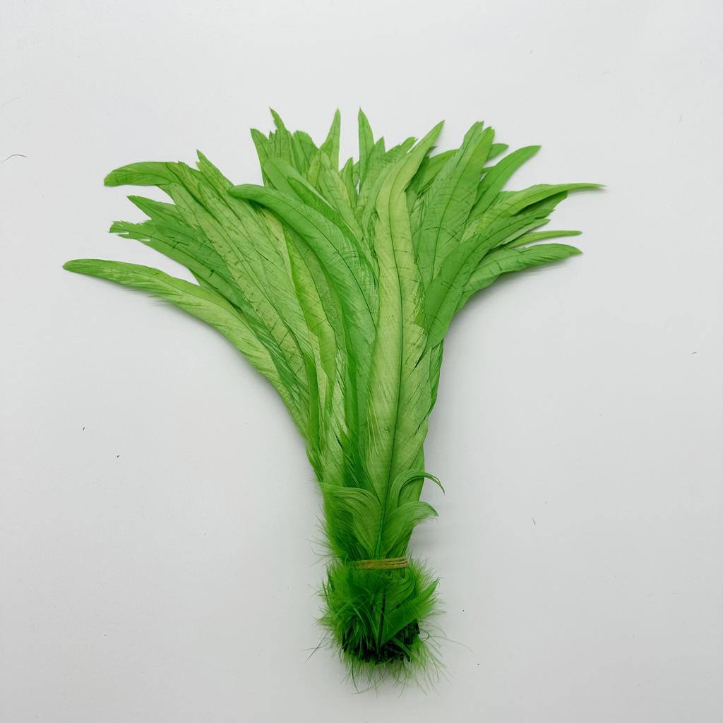 Rooster Tail Feather 500pcs  Red Cock Diy Clothing Accessories Jewelry Head Wear Hats Wedding Supplies Performance Necessary