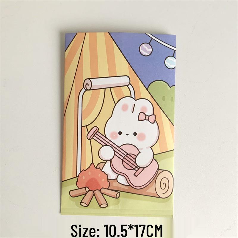 Christmas Bear Themed Laminated Paper Bag for Baking & Jewelry Storage