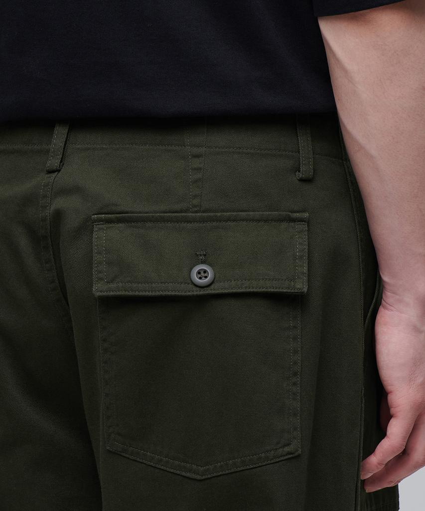 MUSINSA STANDARD Cotton Wide Fatigue Balloon Pants [Khaki]