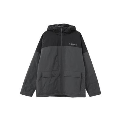 Terrex Spliced Warm Sports Hooded Cotton Jacket Winter Men Jacket Black HE7329