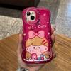 Cute Girl, Suitable for Apple 16promax Phone Case 15, Cartoon Niche 14, Dual Stand 13, Silicone 11, Anti-drop