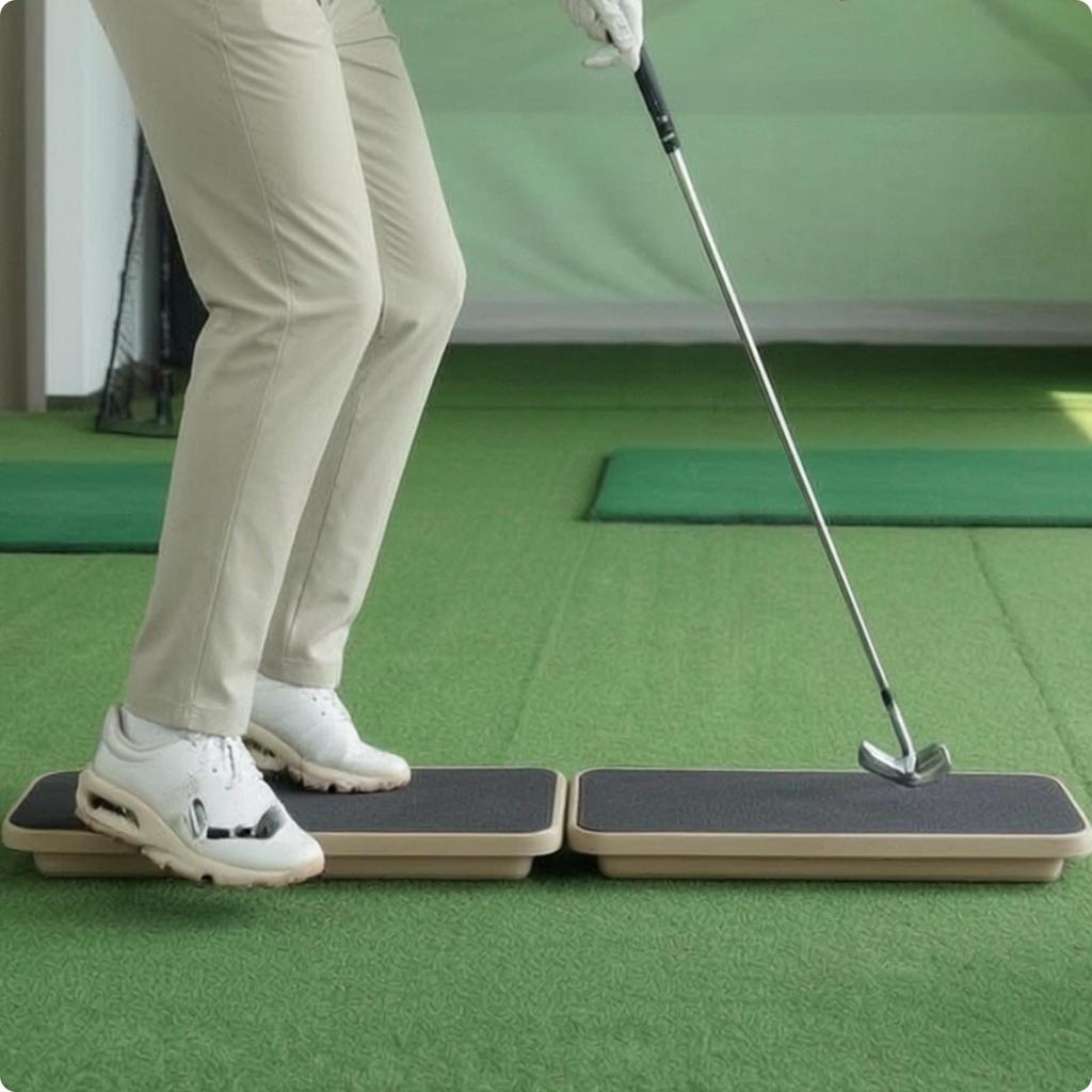Golf Weight Transfer Board Portable Teaching Tool Compact for Beginners, Coaches