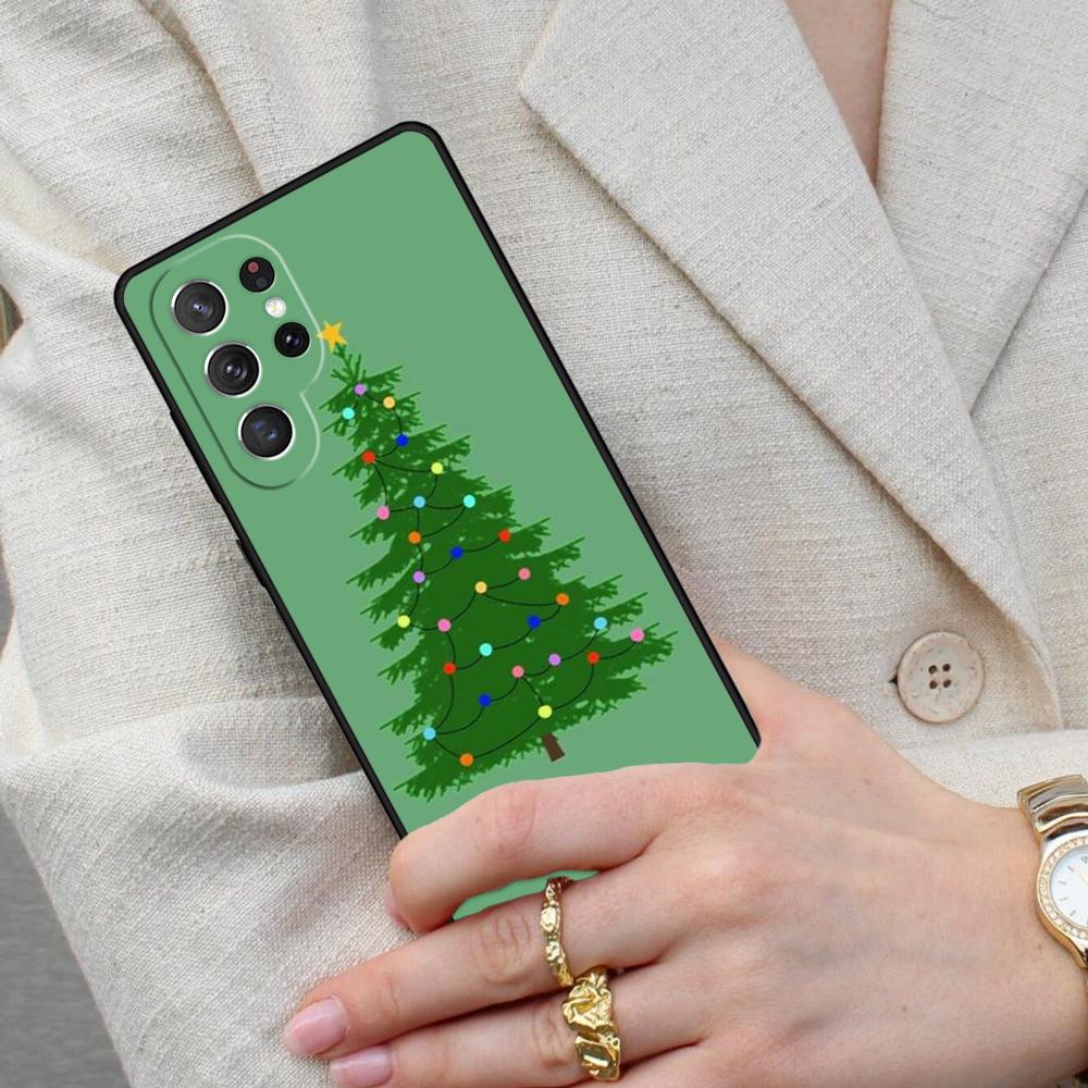 Christmas Tree New Year Cell Phone Case for Samsung Galaxy S26 Ultra S25 S24 S23 S22 S21 S20 Note10 Cover