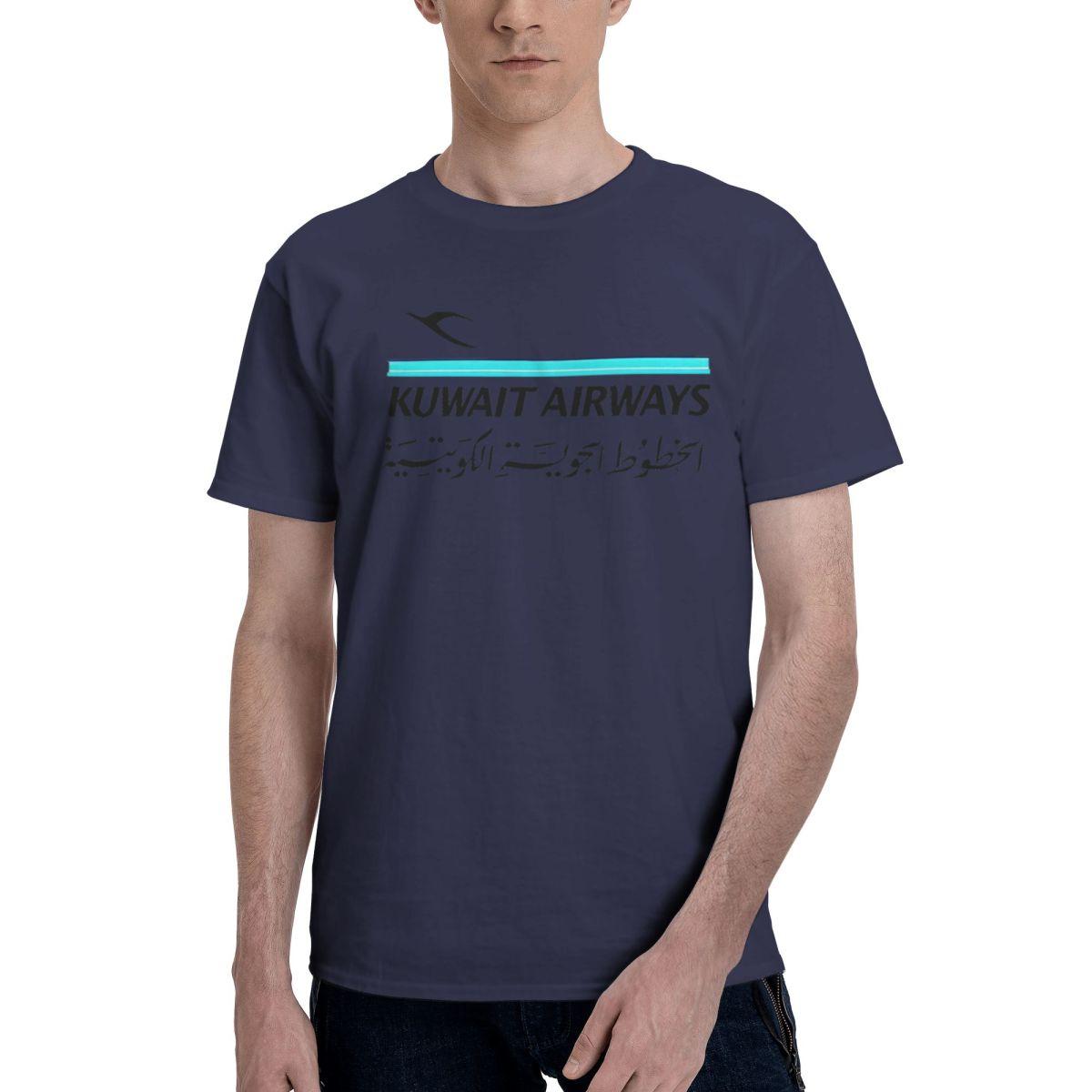 

Kuwait Airways Vintage Logo Kuwaiti Airline 100 Cotton Casual Breathable Confortable Kawaii Football Shirts 2025 Tshirts Men 4XL