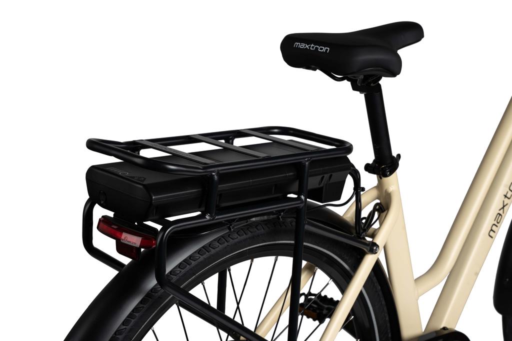 Maxtron Urban 7 Elektrische Fiets, 250W, 60km Actieradius, Aluminiumlegering Frame, Beige