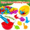 Rainbow Dinosaur Animal Counting and Classification Early Education Cognitive Toy Mathematics Teaching Kit, Ocean Package
