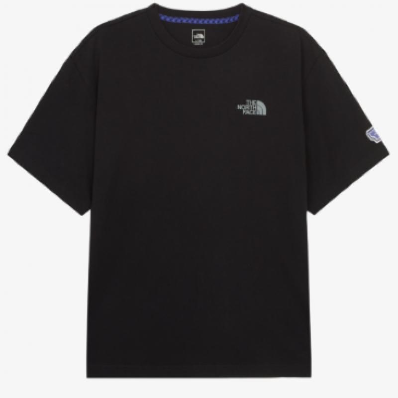 The NorTh Face Men Carabiner ShorT Sleeve T shirT nT7ur70 BLK (black)/90(S)