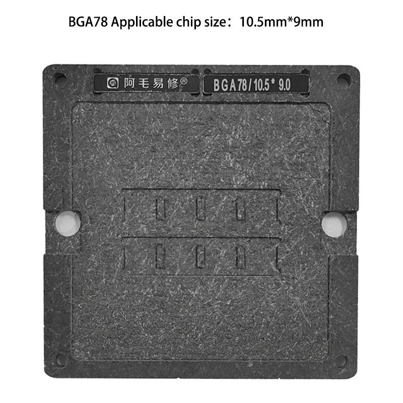 BGA Reballing Schablonen-Kit BGA78 BGA178 Für Macbook SSD Nand Flash IC Chip Lötball Zinn Pflanznetz Rework-Schablone