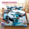Cartoon Hero Print Bedding Set, Vivid Pattern Bedroom Decoration, All-match Home Decor Gift.chl