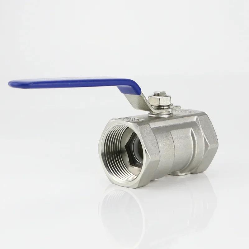 1/4" 3/8" 3/4" 1" 1-1/4" 1-1/2" 2” BSPT Edelstahl SS304 Rohr-Kugelhahn Innengewinde Sanitär EIN-AUS Kugelhahn Gerade