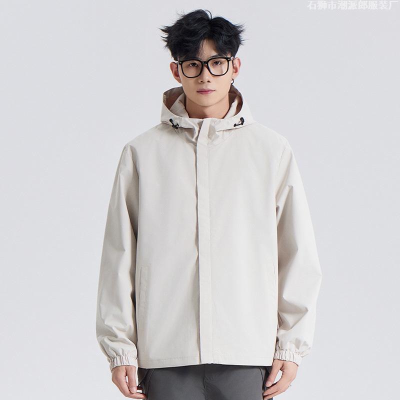 Waterproof Mountaineering Jacket Casual Sports Couple Men and Women with The Same Style Solid Color Windproof